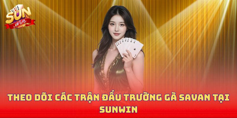 Theo dõi các trận đấu trường gà Savan tại Sunwin